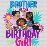 Encanto Birthday Girl and Family Design - DTF heat transfer - transferlegend