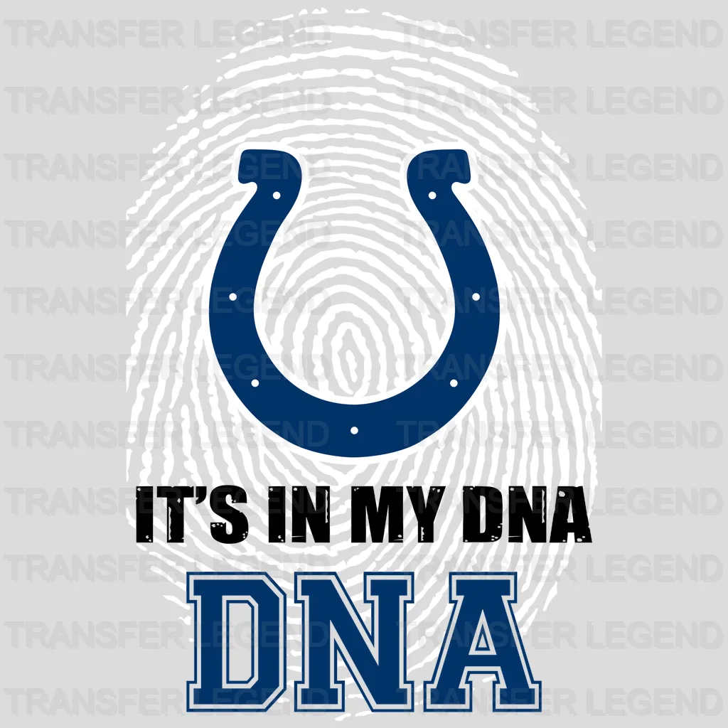Indianapolis Colts Horse Head Silhouette NFL Design - DTF Heat Transfer