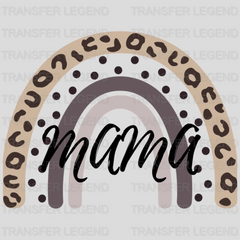 Mama Rainbow Leopard Animal Print Mom Life Boho - Funny Mom - Cute Mom - Design - DTF heat transfer - transferlegend