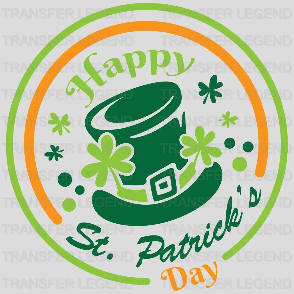 Happy St. Patrick's Day Design - DTF heat transfer - transferlegend