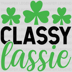 Classy Lassie St. Patrick's Day Design - DTF heat transfer - transferlegend