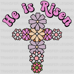 He Is Risen Easter Design - DTF heat transfer - transferlegend