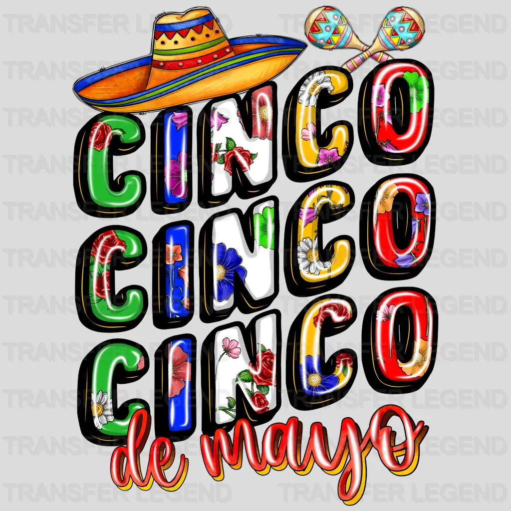 Cinco De Mayo - Cinco De Mayo DTF heat transfer - transferlegend