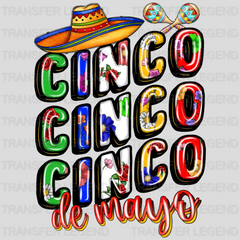 Cinco De Mayo - Cinco De Mayo DTF heat transfer - transferlegend