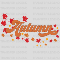 Autumn Leaves Fall Design - DTF heat transfer - transferlegend