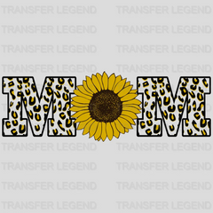 Mom Sunflower Cheetah - Mother's Day - Strong Mama - Strong Women - Design - DTF heat transfer - transferlegend