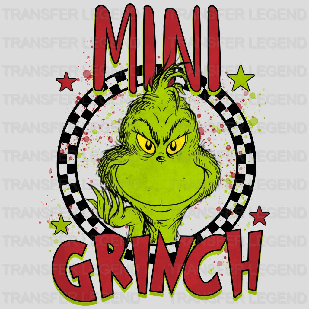 MINI GRINCH Design - DTF heat transfer - transferlegend