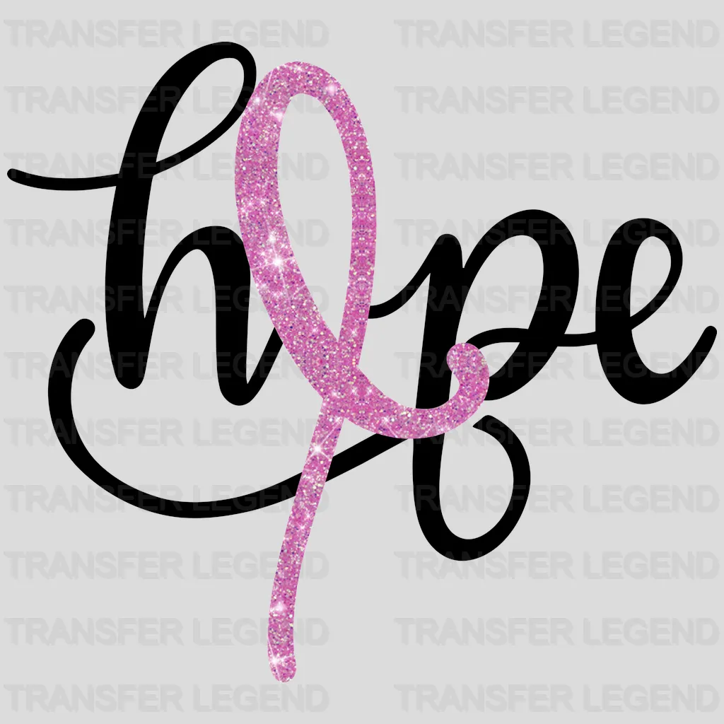 Hope Ribbon Design - DTF heat transfer - transferlegend