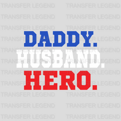 Daddy Husband Hero Design - DTF heat transfer - transferlegend