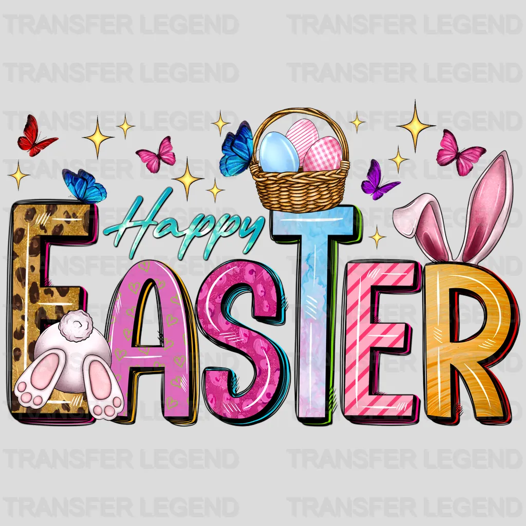 Happy Easter Design - DTF heat transfer - transferlegend