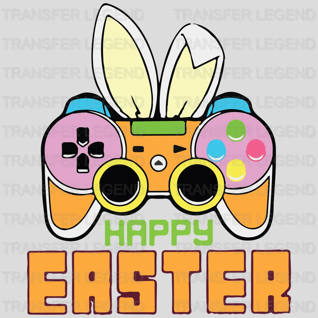 Controller Happy Easter Design - DTF heat transfer - transferlegend