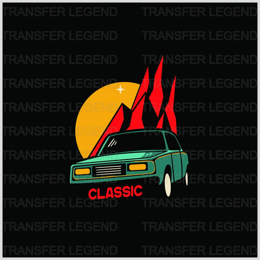 Cars Classic Old But Gold Clasic Car Designs - DTF Heat Transfer - transferlegend