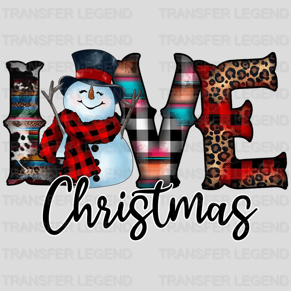 LIVE XMAS Christmas Design - DTF heat transfer - transferlegend