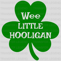 Wee Little Hooligan St. Patrick's Day Design - DTF heat transfer - transferlegend