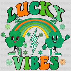 Lucky Vibes St. Patrick's Day Design - DTF heat transfer - transferlegend