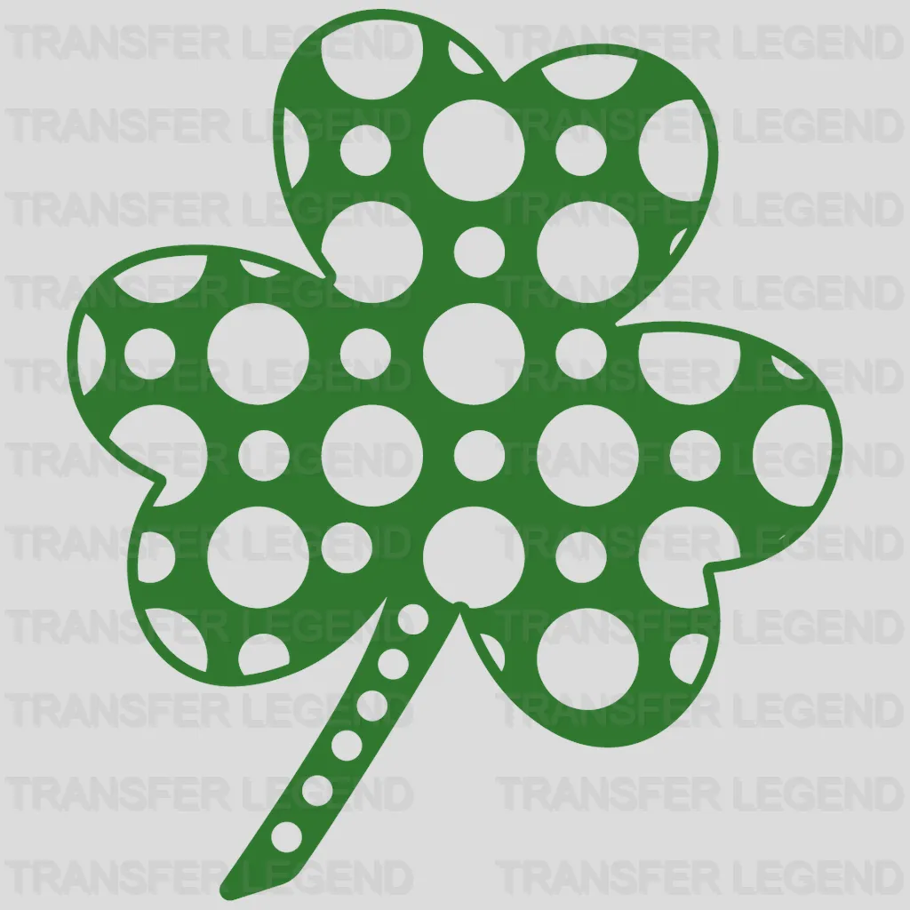 Clover St. Patrick's Day Design - DTF heat transfer - transferlegend