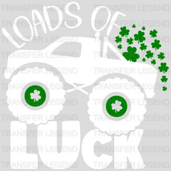 Loads Of Luck St. Patrick's Day Design - DTF heat transfer - transferlegend