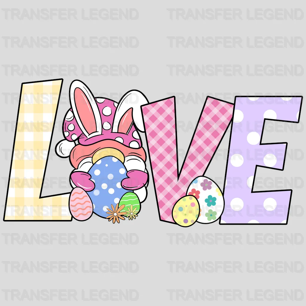 LOVE Easter Design - DTF heat transfer - transferlegend