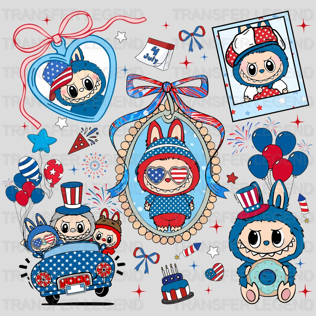 Memories Labubu Design - DTF Heat Transfers