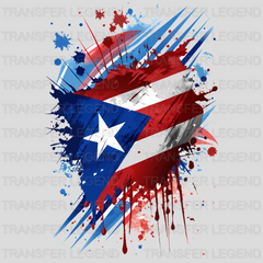 Puerto Rico Flag Design - DTF Heat Transfer - transferlegend