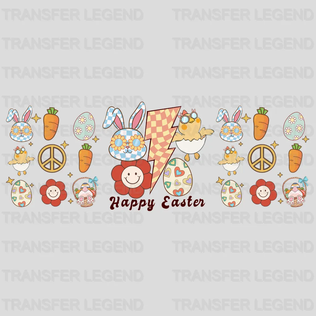 Happy Easter UV DTF Transfer Cup Wrap UV DTF Sticker - transferlegend