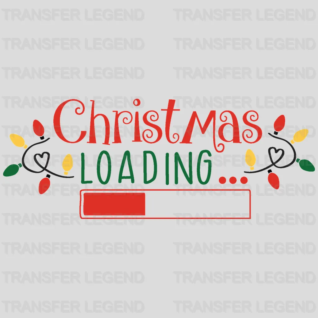 Christmas Loading Design, Christmas Design - DTF heat transfer - transferlegend