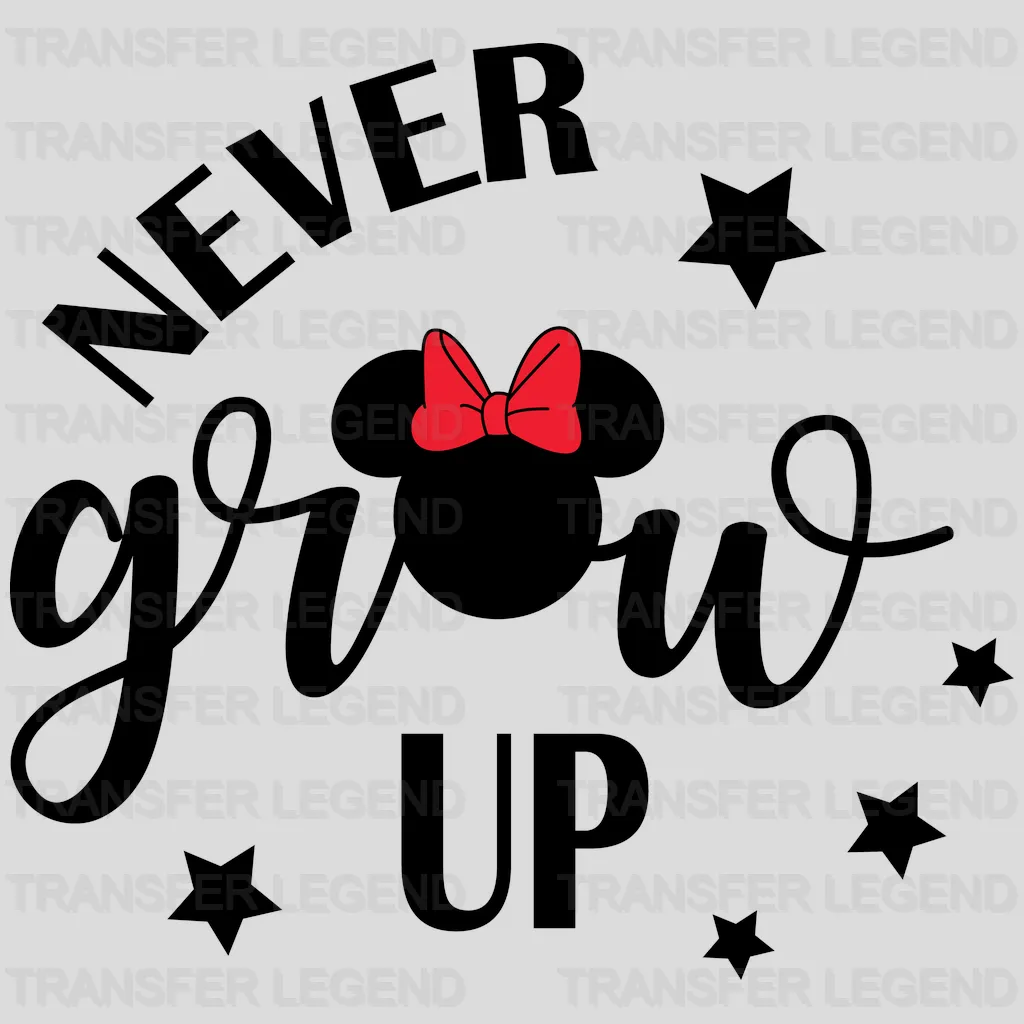 Never Give Up Design - DTF heat transfer - transferlegend