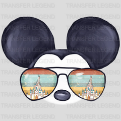 Disney Castle Sunglasses Mickey And Minnie Design - DTF heat transfer - transferlegend