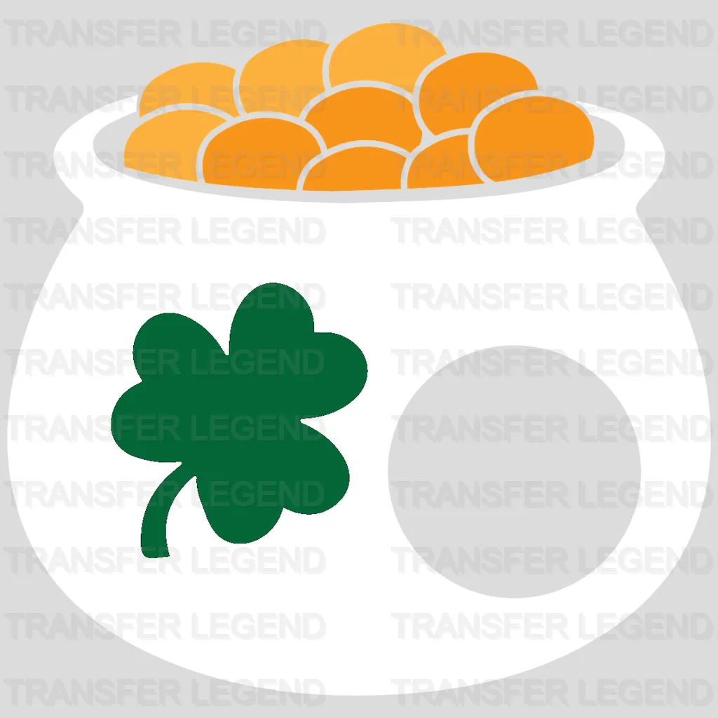 Pot Of Gold St. Patrick's Day Design - DTF heat transfer - transferlegend