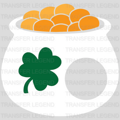 Pot Of Gold St. Patrick's Day Design - DTF heat transfer - transferlegend