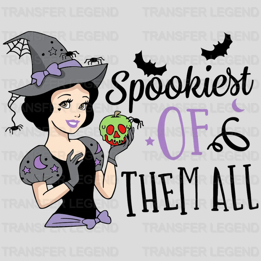 Snow White Spookiest Of Them All Design - DTF heat transfer - transferlegend