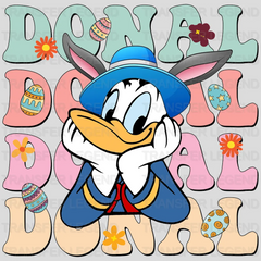 Easter Disney Donald Duck Stack Design - DTF heat transfer - transferlegend