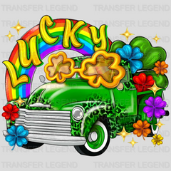 Lucky Truck St. Patrick's Day Design - DTF heat transfer - transferlegend