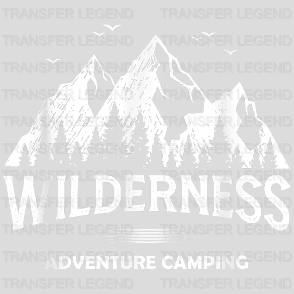 Wilderness Adventure Camping Design - DTF heat transfer - transferlegend