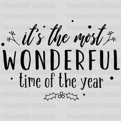 It's The Most Wonderful Time Of Christmas Disorder Design - DTF heat transfer - transferlegend