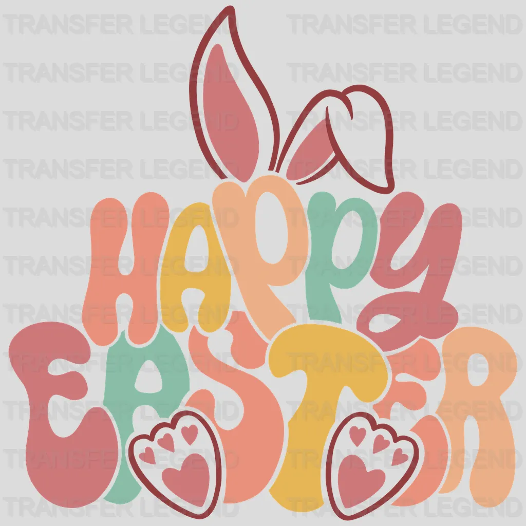 Happy Easter Design - DTF heat transfer - transferlegend