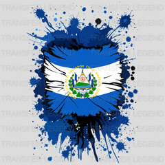 El Salvador Flag Design - DTF Heat Transfer - transferlegend