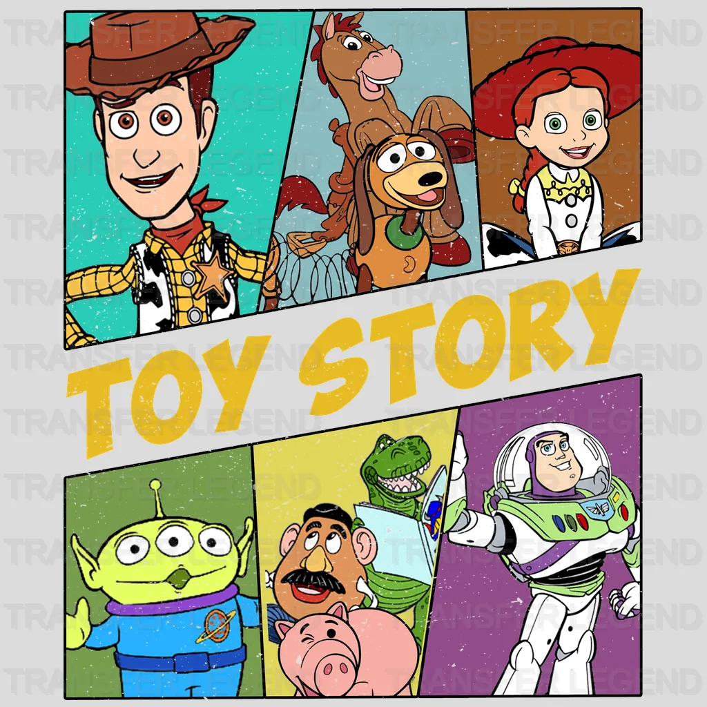 Story BeginsToy Story Disney Designs - DTF Heat Transfers
