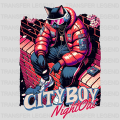 City Boy Night Out Streetwear Design - DTF Heat Transfer - transferlegend