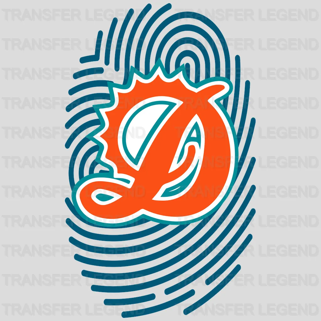 Miami Dolphins Retro Script Wordmark NFL Design - DTF Heat Transfer