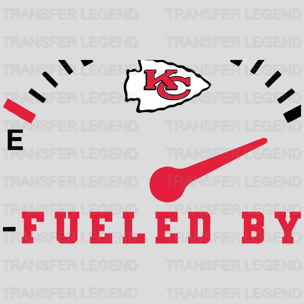 Kansas City Chiefs Fueled By Haters Gauge NFL Design - DTF Heat Transfer