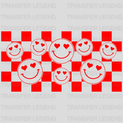 Smiley Heart UV DTF Transfer Cup Wrap UV DTF Sticker - transferlegend