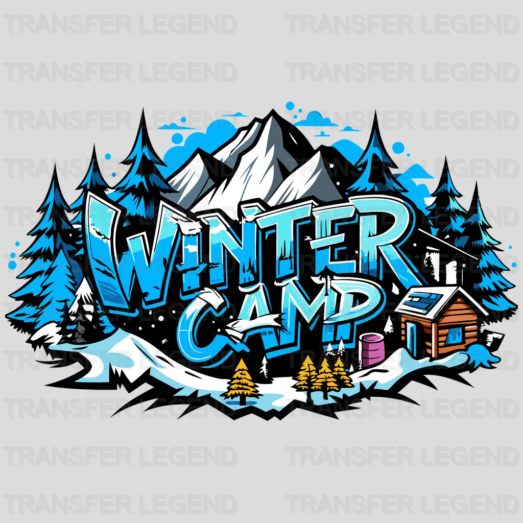 Winter Camp Winter Design - DTF Heat Transfers - transferlegend