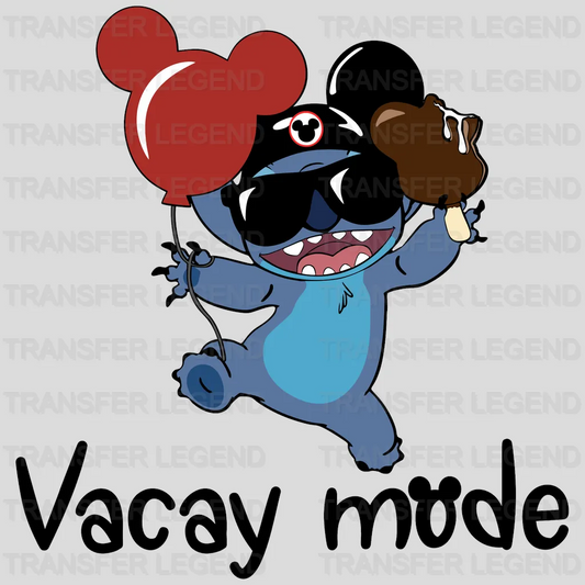 Stitch Vacay Mode Design - DTF heat transfer - transferlegend