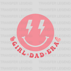 Girl Dad Era Smiley Design - DTF heat transfer - transferlegend