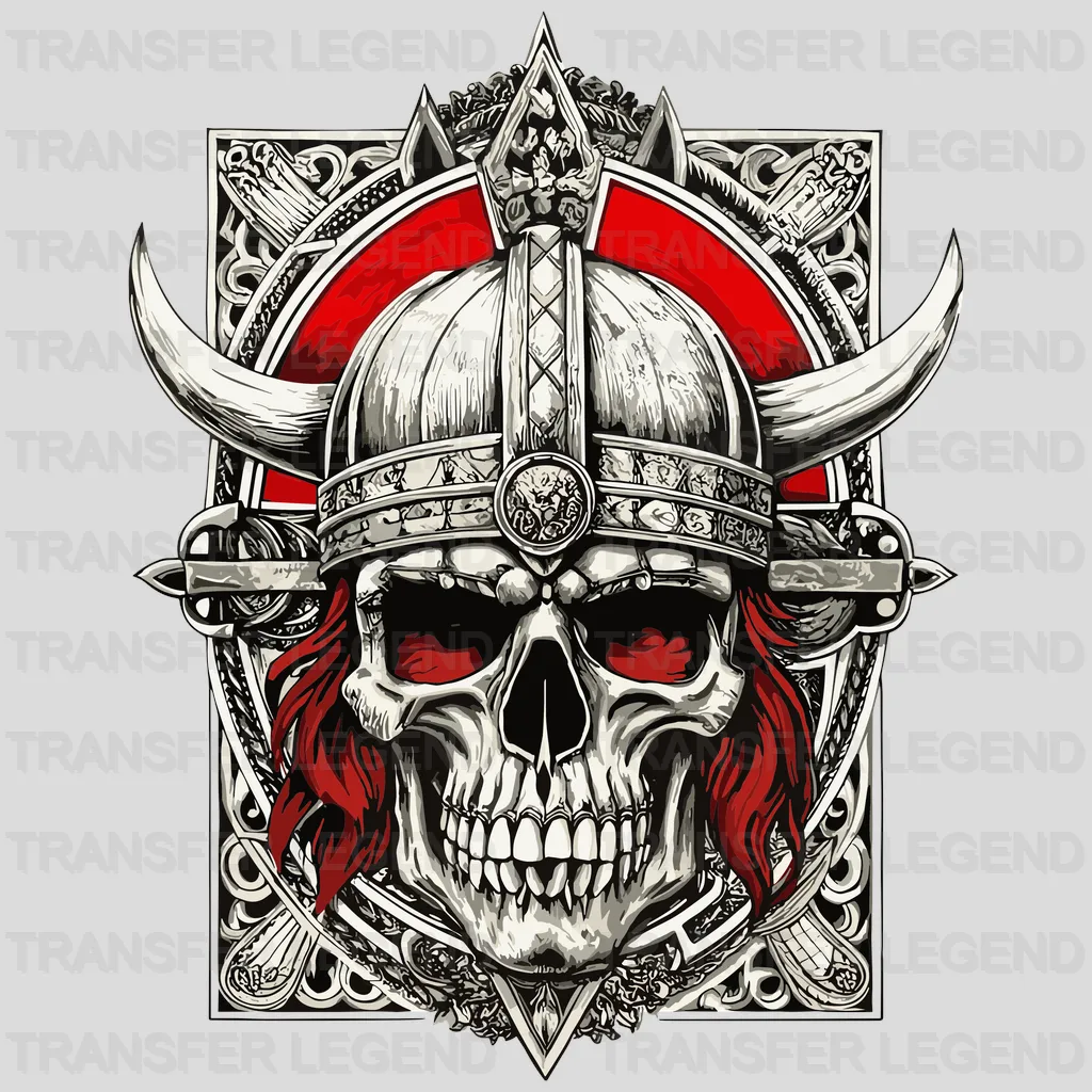 Hell Skull Nordic Design - DTF Heat Transfer - transferlegend