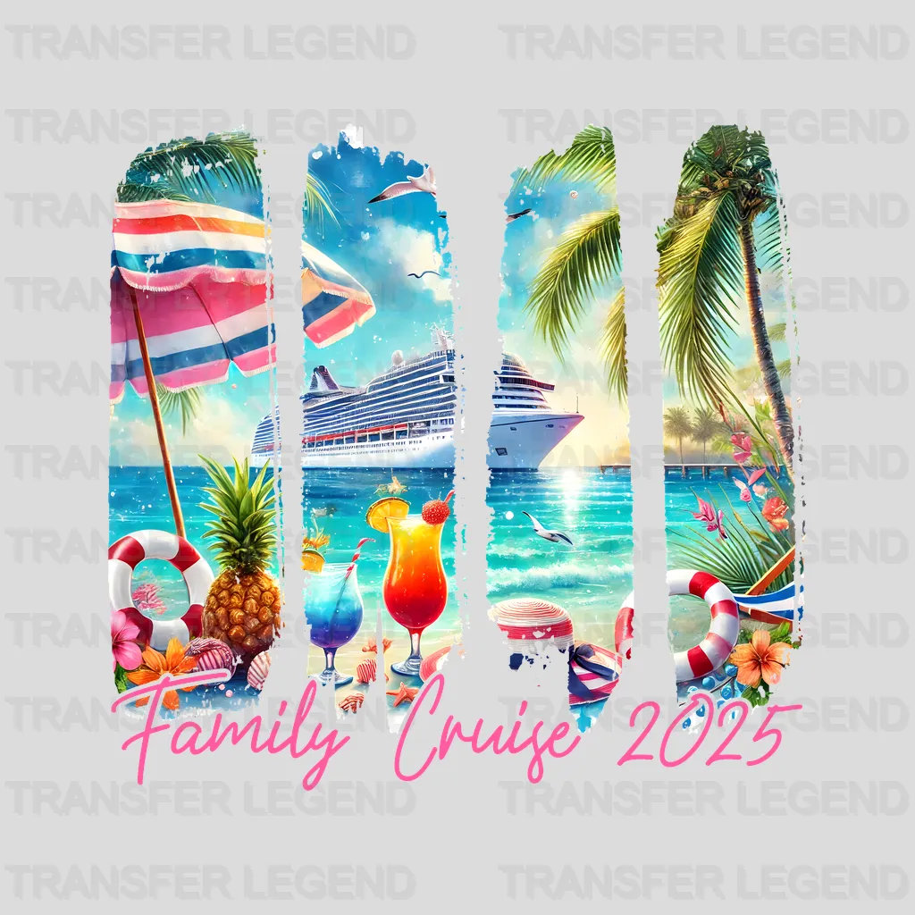 Family Cruise 2025 Summer Design - DTF Heat Transfers - transferlegend