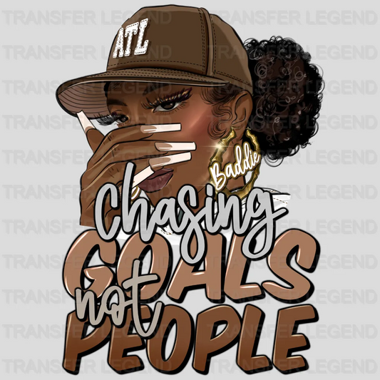 Chasing Goals Not People BLM design- DTF heat transfer - transferlegend