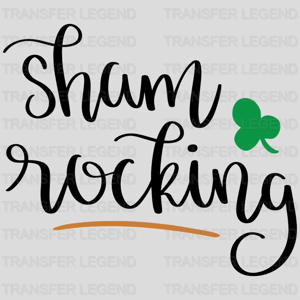 ShamRocking St. Patrick's Day Design - DTF heat transfer - transferlegend