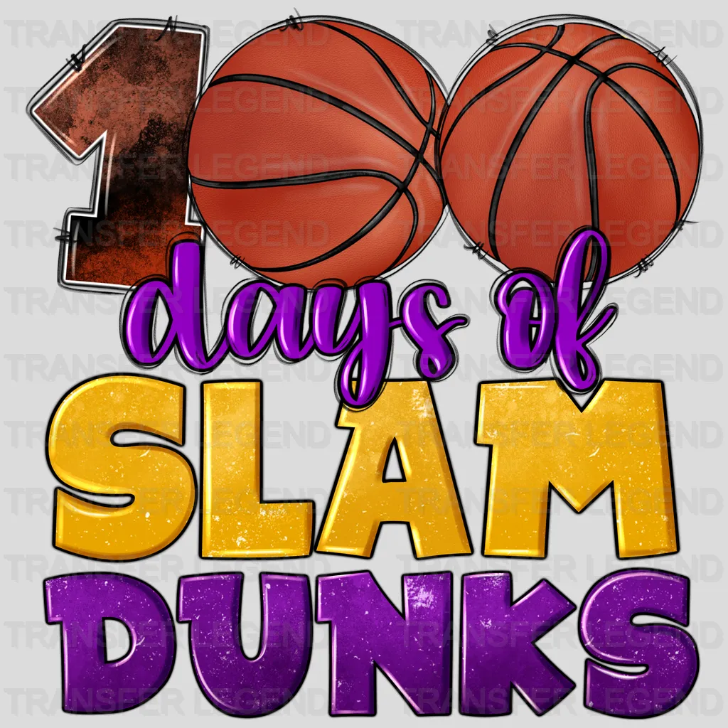 100 Days Of Slam Dunks - DTF heat transfer - transferlegend